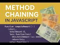 Method Chaining in JavaScript Explained with Real-Life Example 💡💰