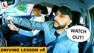 A STRESSFUL Driving Lesson (Lesson 4 - Raajan's Driving Journey)