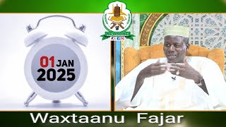 Wakhtanou Fadjar du Mercredi 01 Janvier 2025 par Oustaz Hady Niass