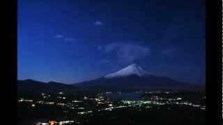 富士山の夜