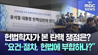 헌법학자가 본 탄핵 쟁점은? \