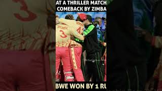 Zimbabwe won by 1 runs       Pakistan lose #shorts #funny #cricket #t20worldcup