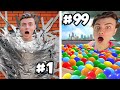 100 PRANKS IN 24 HOURS!!