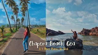 Chapora, Beach Goa \u0026 More Nearby Places to visit in Goa | Secret Beach of Goa | Goa Vlog