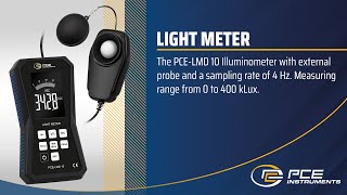 Product presentation Illuminometer with external probe PCE-LMD 10