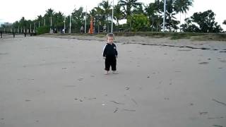 Rennen op het strand