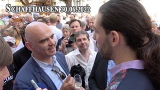 Nicolas Rimoldi sprach mit Bundesrat Alain Berset!