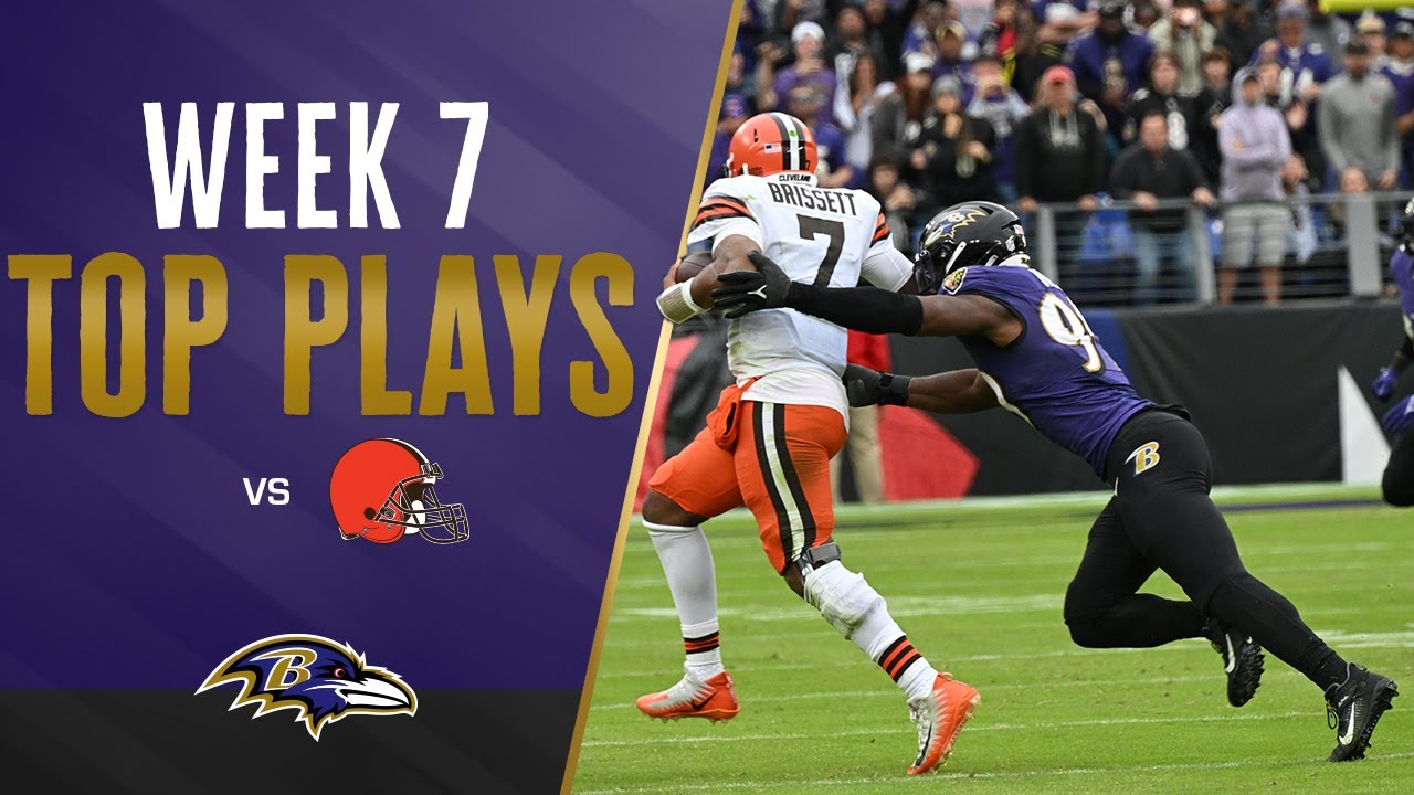 Top Plays From Ravens' Week 7 Win | Baltimore Ravens - Win Big Sports