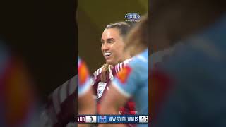 Match-saving tackle! 🤯👏Women's #Origin | LIVE and EXCLUSIVE on 9Now #9WWOS #NRL #NRLW
