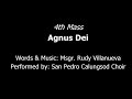 4th Mass - Agnus Dei - R. Villanueva