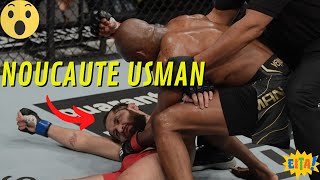 🤯 Nocaute Avassalador do USMAN NO UFC THE BEST REACTION