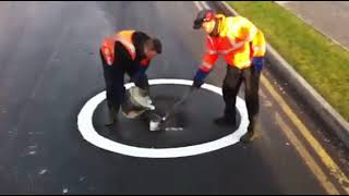 White Lining from Wrightline Road Markings LTD