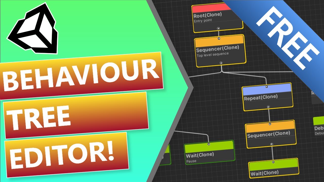 FREE Behaviour Tree Editor For Unity - YouTube