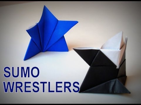 Origami - How to make a SUMO Wrestler Origami - How to make a SUMO Wrestler