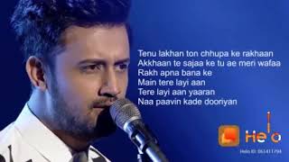 # Dil Diya Gallan song | Arif Aslam  Dil Diya Gallan (Lyrics) - Atif Aslam