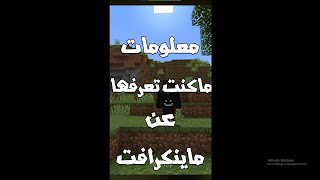 معلومات ماكنت تعرفها عن ماينكرافت ! Minecraft Informations