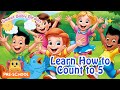 Learn How To Count to 5 | Intro to Adding | Sweet Baby Birdies - Nursery Rhyme Song