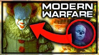 Modern Warfare *CREEPY* IT / Pennywise Easter Egg Found! (Call of Duty Modern Warfare Easter Egg)
