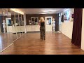There is a light, line dance