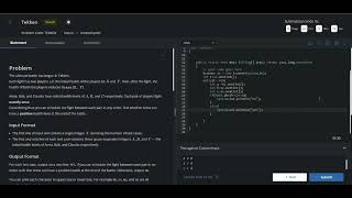 Tekken | Codechef contest | JAVA | CodeGood