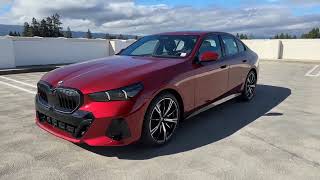 Tour the 2024 540i xDrive in Vegas Red | 4K