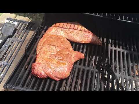 Young wild hog on the pit. Young wild hog on the pit.