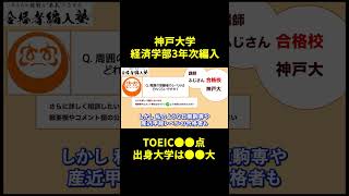 神戸大学経済学部3年次編入試験の対策方法を合格者スタッフが解説！