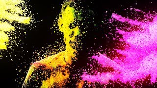 After Effects Tutorial - Particles Slideshow Animation in After Effects