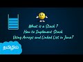 Stacks Using Arrays and Linked List in Java | Push and Pop methods | Data Structures and Algorithm