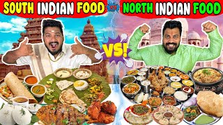 North Indian Vs South Indian Food Challenge😱South Vs North Food War💪🔥