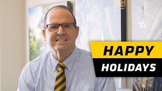 Happy Holidays From President Jay Golden