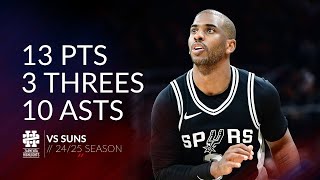 Chris Paul 13 pts 3 threes 10 asts vs Suns 24/25 season