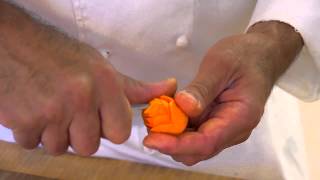How to Make Carrot Garnishes : Chef Techniques