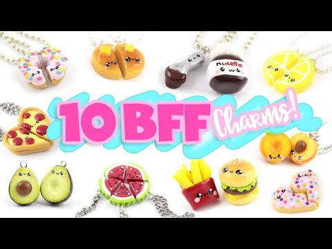 10 FOOD BFF DIY’s - Polymer Clay Compilation 10 FOOD BFF DIY’s - Polymer Clay Compilation