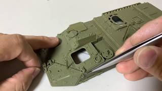 BUILD U.S. ARMY M1126 STRYKER by AFV Club (part1 - full assembly)