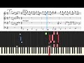 【スーパーマリオワールド】 地上bgm ピアノ連弾 楽譜　super mario world overworld piano duet sheet music