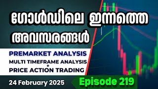 ഗോൾഡിൽ  ഇന്ന് (24-02-2025) ട്രേഡ് എടുക്കുന്നവർക്ക് വേണ്ടി #premarketanalysis  #xauusd