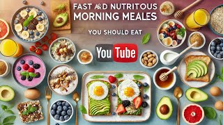 Quick \u0026 Nutritious Breakfasts You Need to Try! | How To Cook