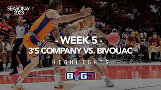 Season 6 Week 5 | 3's Company vs. Bivouac | Highlights