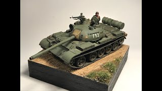 Tamiya 1/48 T-55 tank Romanian Army