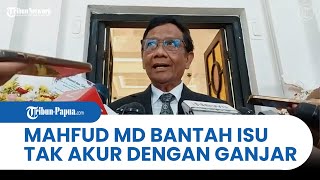 Diisukan Tak Akur dengan Ganjar, Mahfud Tampil Pertama Kali di Publik Usai 4 Hari Menghilang