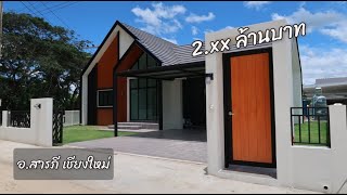 บ้านใหม่ชั้นเดียว  ใกล้โรงเรียน เดินทางสะดวก  อ.สารภี  เชียงใหม่   ที่ดิน 75 ตร.ว. (ขายแล้ว)