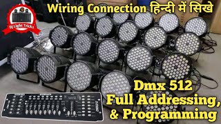 Par Light Setting || Dmx 512 Controller Programming In Hindi || Dj Light Tricks