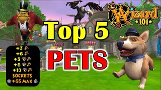 Wizard101 - Top 5 BEST Pets To Make!!