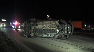 One arrested, one hurt following early morning Vigo County crash