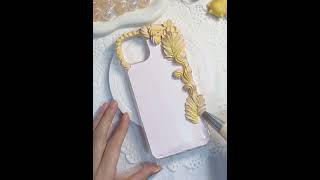 奶油胶DIY手工制作手机壳，让你的手机与众不同！#手工制作 #DIY #phone case #手机壳 #craft