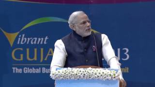 Shri Narendra Modi Speech during Inauguration of Vibrant Gujarat Summit 2013