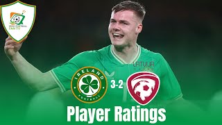 Republic of Ireland 3-2 Latvia | Player Ratings