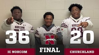 NORCOM-36 VS CHURCHLAND-20 🏈