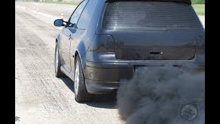 How to eliminate black smoke from a muffler vw -Audi/Как устранить чёрный дым из глушителя vw-Audi